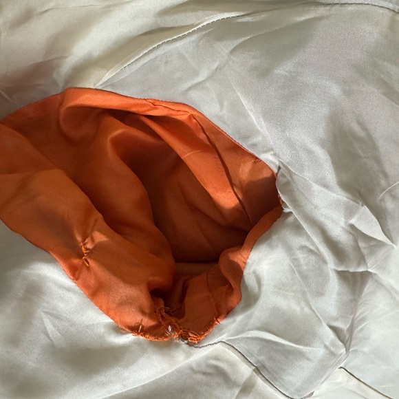 J. Crew vintage wool Brown Tweed Pea Coat with hood and Fur Collar size 10 - Picture 10 of 11